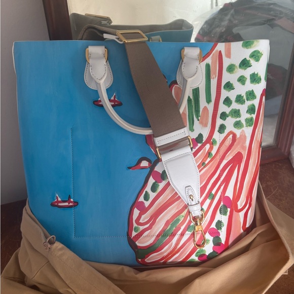 Michael Kors Christina Zimple Coastal Dandridge Tote NWT - Picture 3 of 4